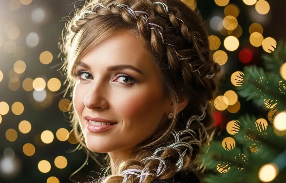 25 Beautiful Christmas Hairstyles with Braids Anyone Can Try