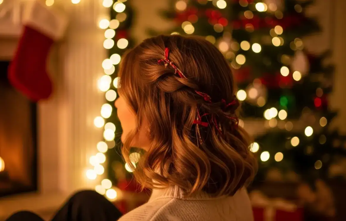 25 Cute Christmas Hairstyles That Will Melt Everyone’s Heart