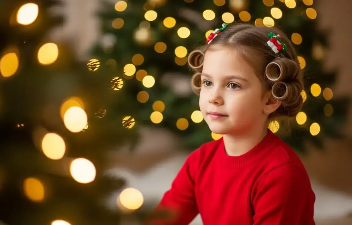 27 Easy Christmas Hairstyles for Kids That Take Minutes to Do