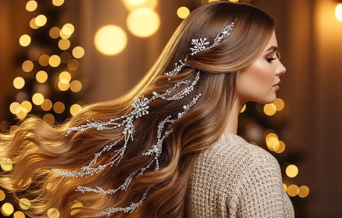 27 Stunning Christmas Hairstyles for Long Hair Anyone Can Try
