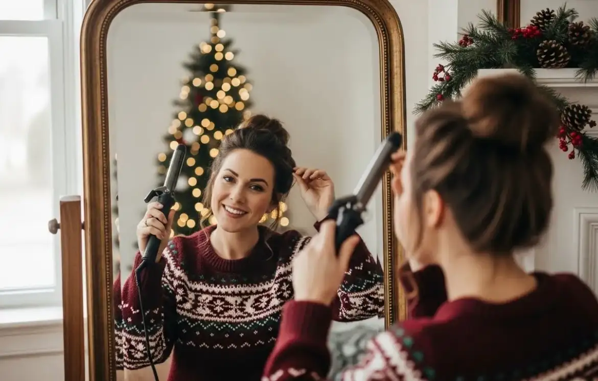 24 Simple Hairstyles for Christmas Anyone Can Do