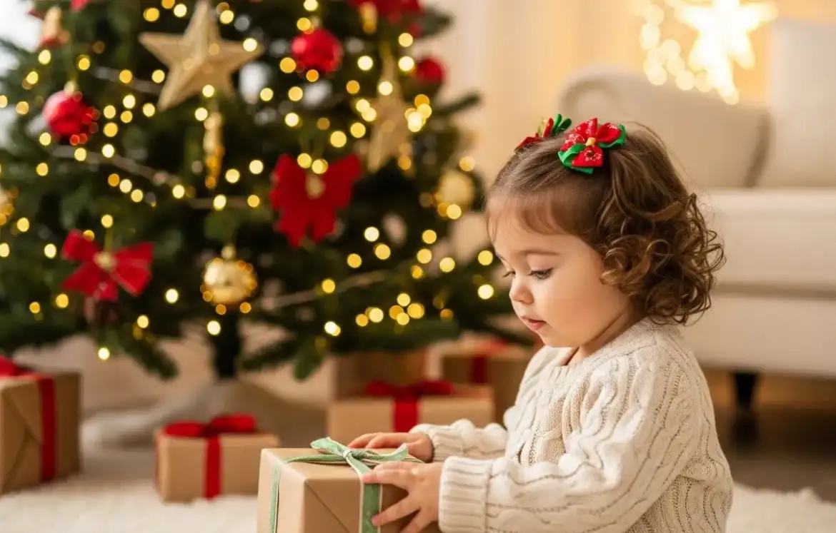 25 Easy Toddler Christmas Hairstyles for Girls