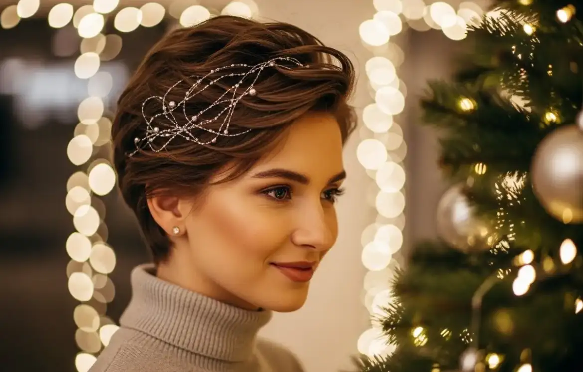 25 Trendy Christmas Short Hairstyles for Women & Teens