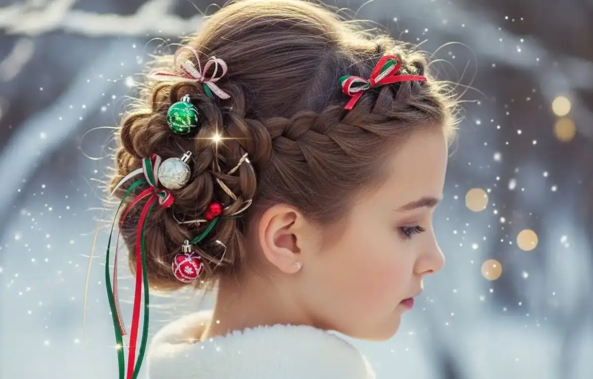 26 Cute Christmas Hairstyles for Girls You’ll Love
