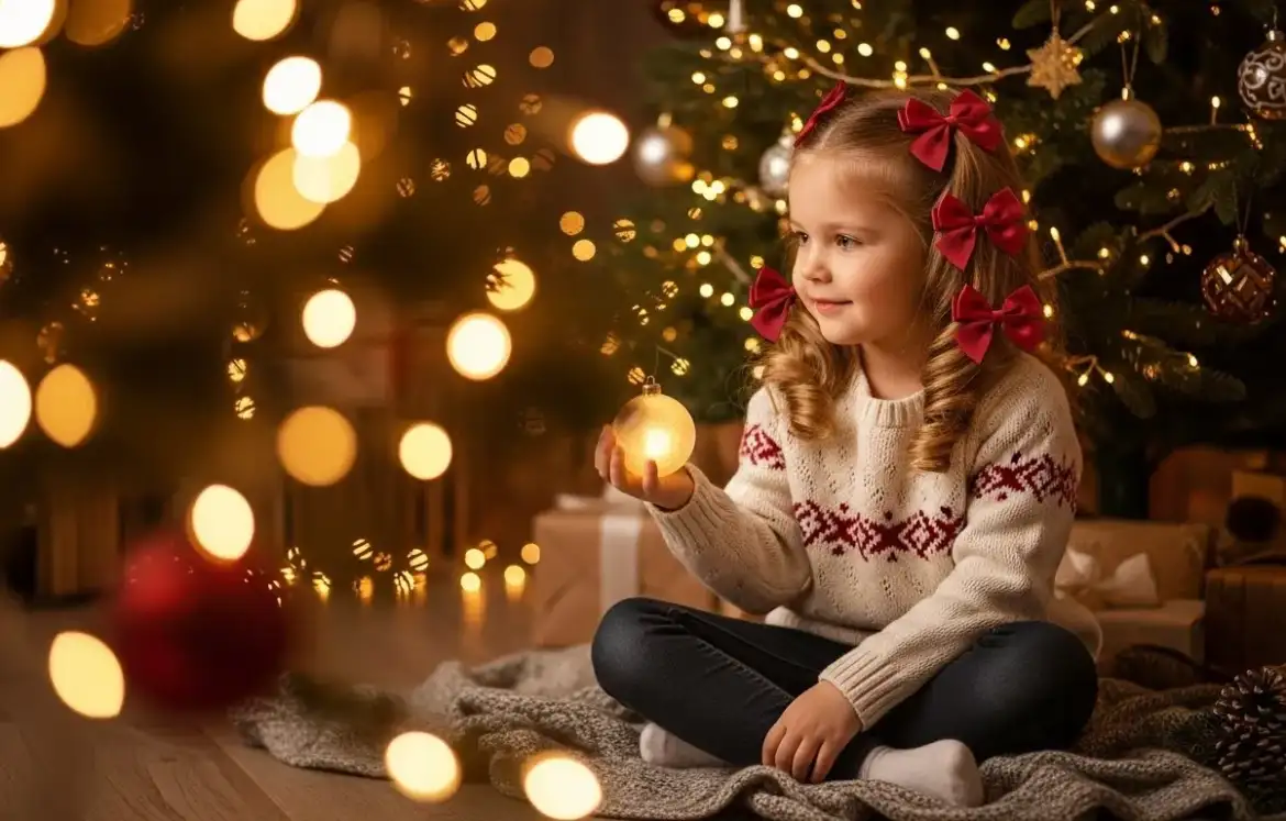 26 Cute Christmas Hairstyles with Bows That Are Fun & Festive 26 Cute Christmas Hairstyles with Bows That Are Fun & Festive