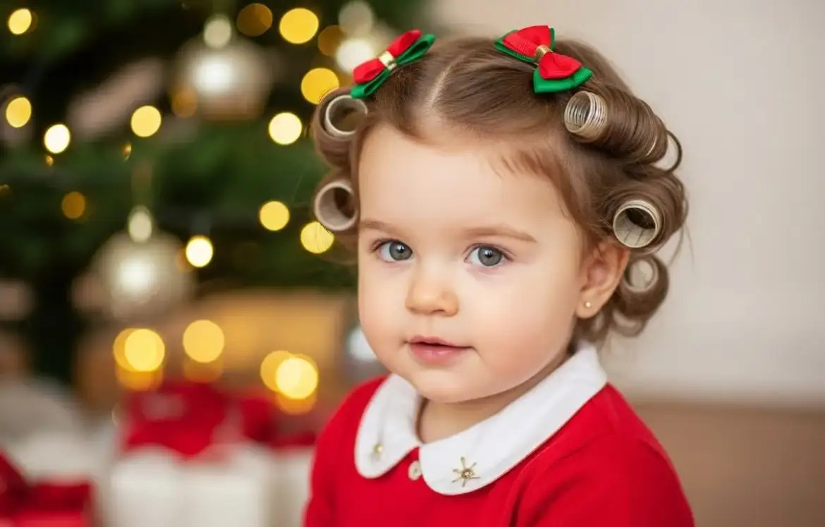 26 Easy & Cute Christmas Toddler Hairstyles for Girls