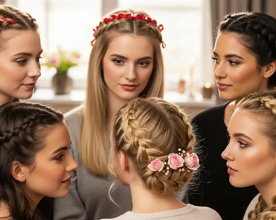 24 Creative Valentine Hair Braids Ideas to Copy